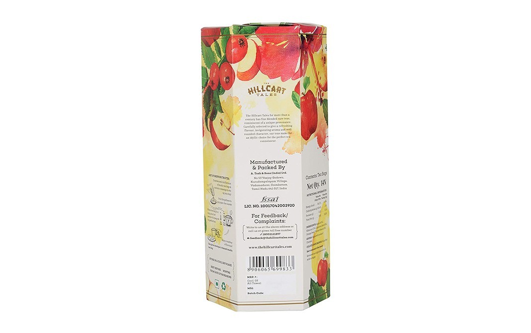 The Hillcart Tales Apple Strudel Dessert Tisane   Box  14 pcs